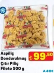 ASPİLİÇ DONDURULMUŞ ÇITIR PİLİÇ FİLETO 500 G